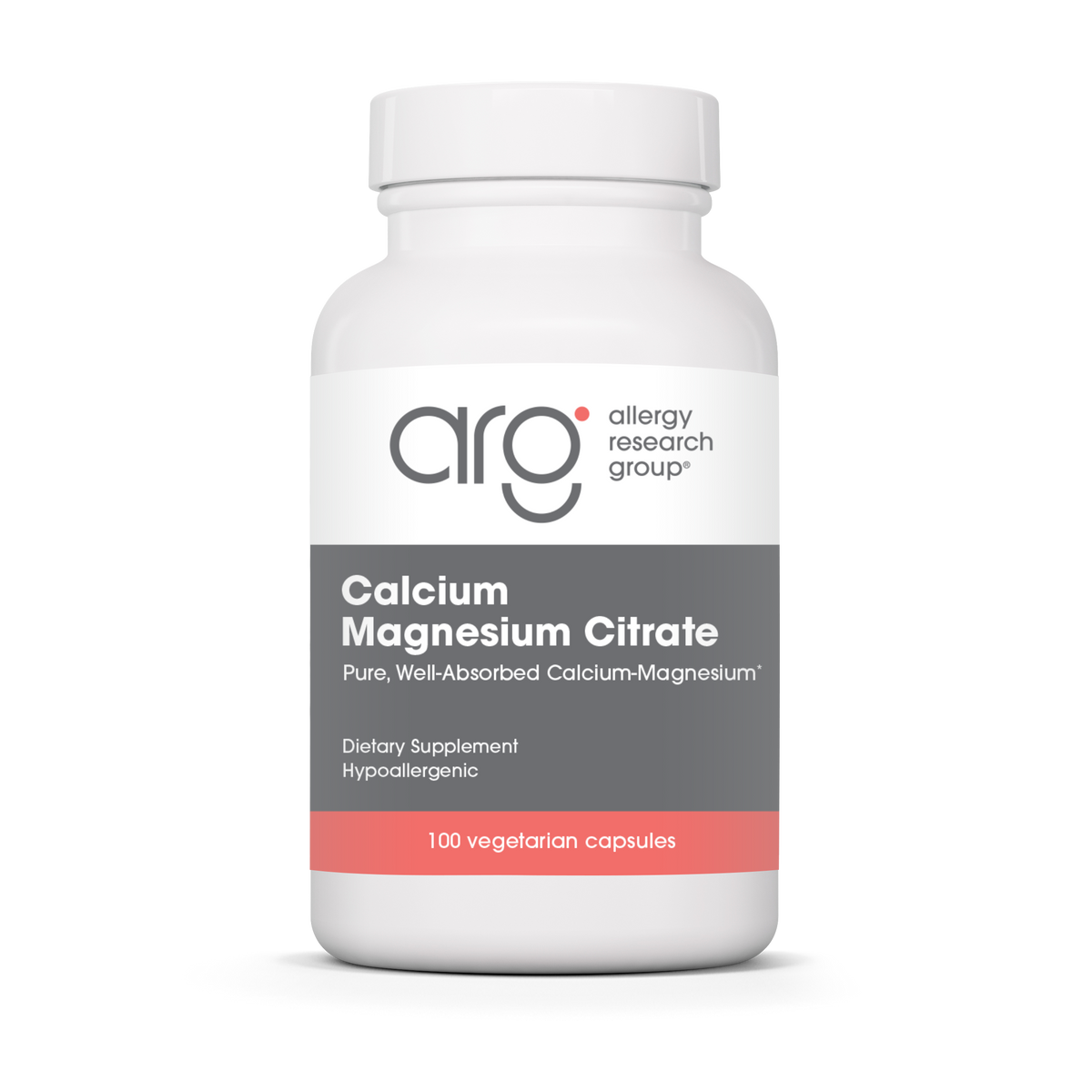 Calcium Magnesium Citrate — Allergy Research Group product packaging