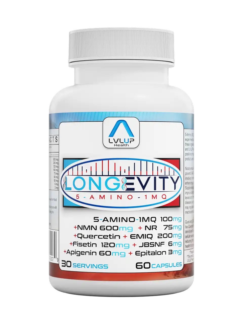 Longevity 5-Amino 1MQ+ NMN + NR | LVLUP Health