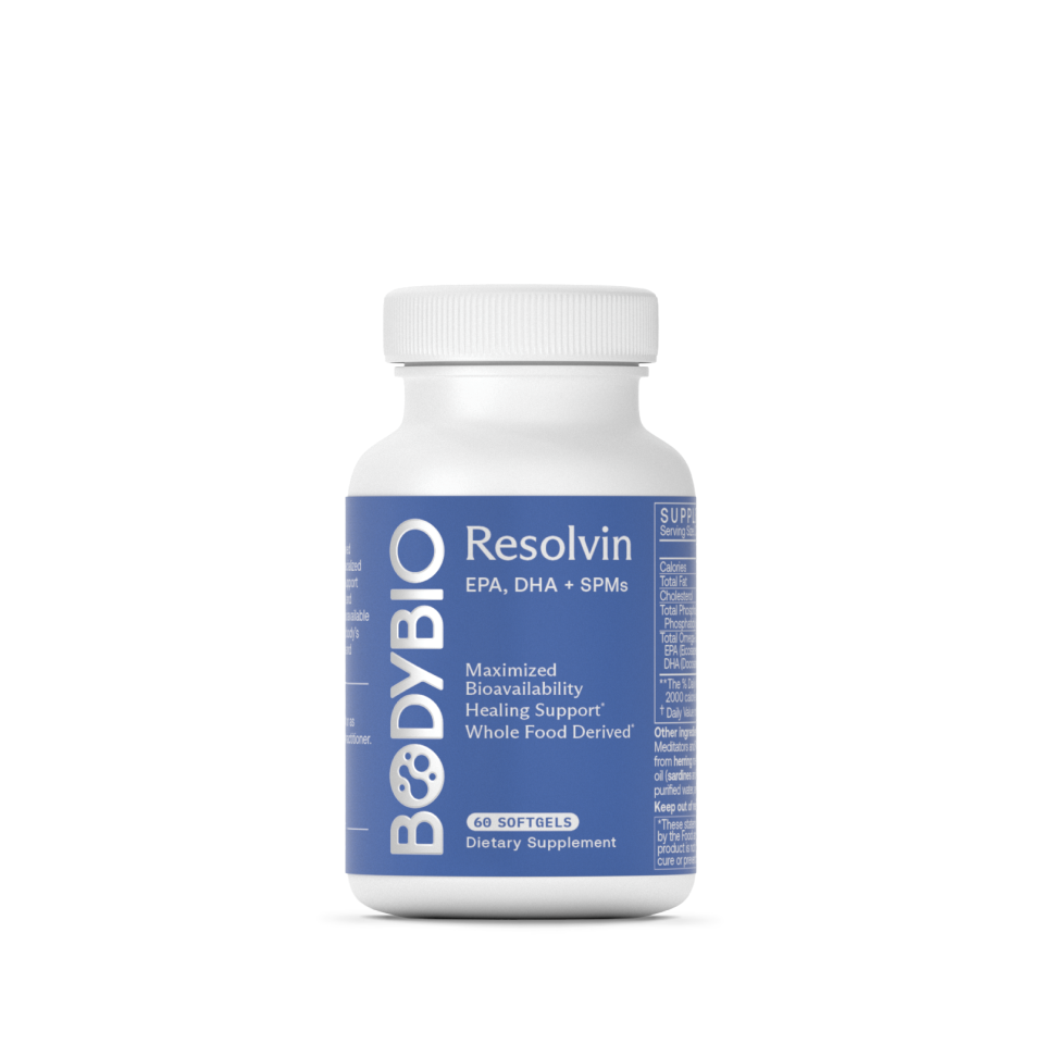 BodyBio Resolvin — 60 Softgels product packaging