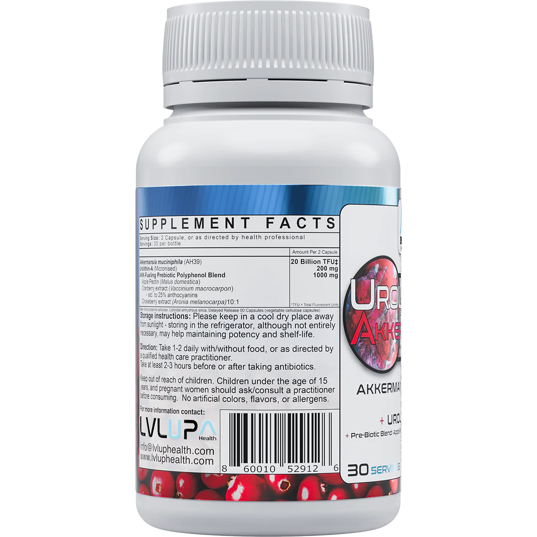 Urolithin A + Akkermansia | LVLUP Health
