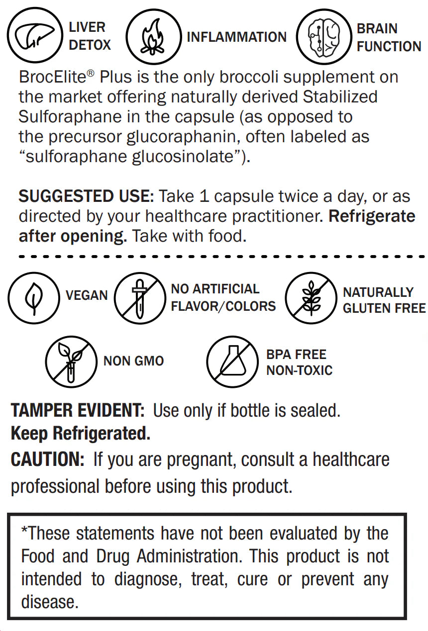 BrocElite® Plus | Stabilized Sulforaphane | Mara Labs
