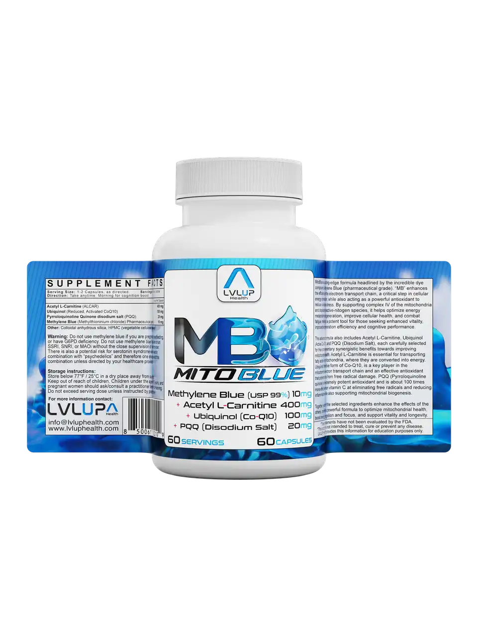 Mito Blue – Methylene Blue | LVLUP Health