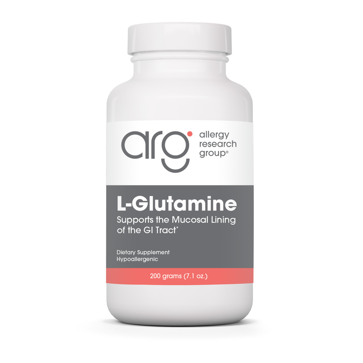 L-Glutamine Powder — Allergy Research Group product packaging