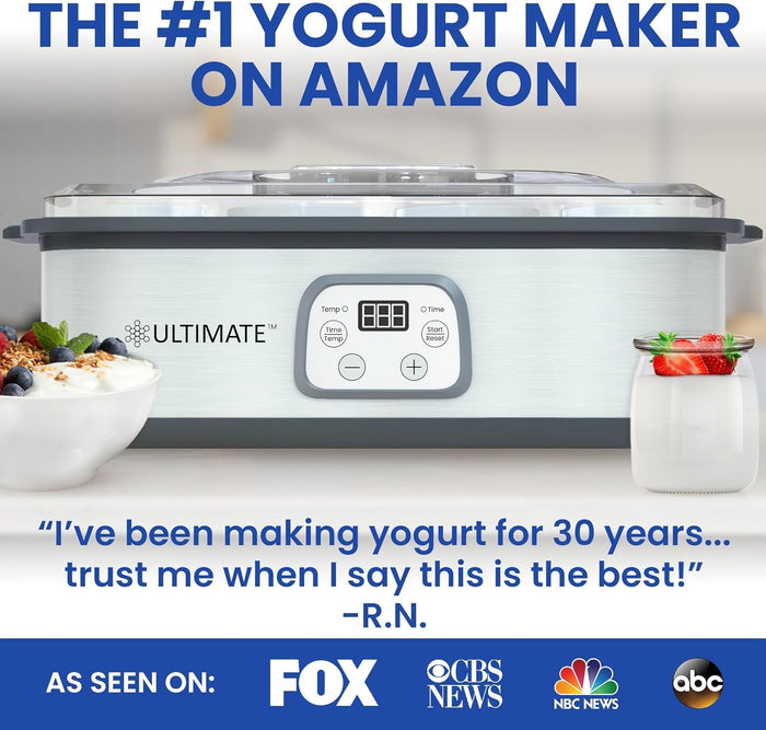 Ultimate Probiotic Yogurt Maker Review: Best for Large Batches?
