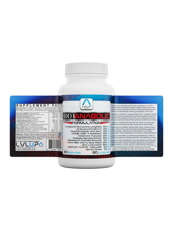 Botanabolic Testosterone Support | LVLUP Health