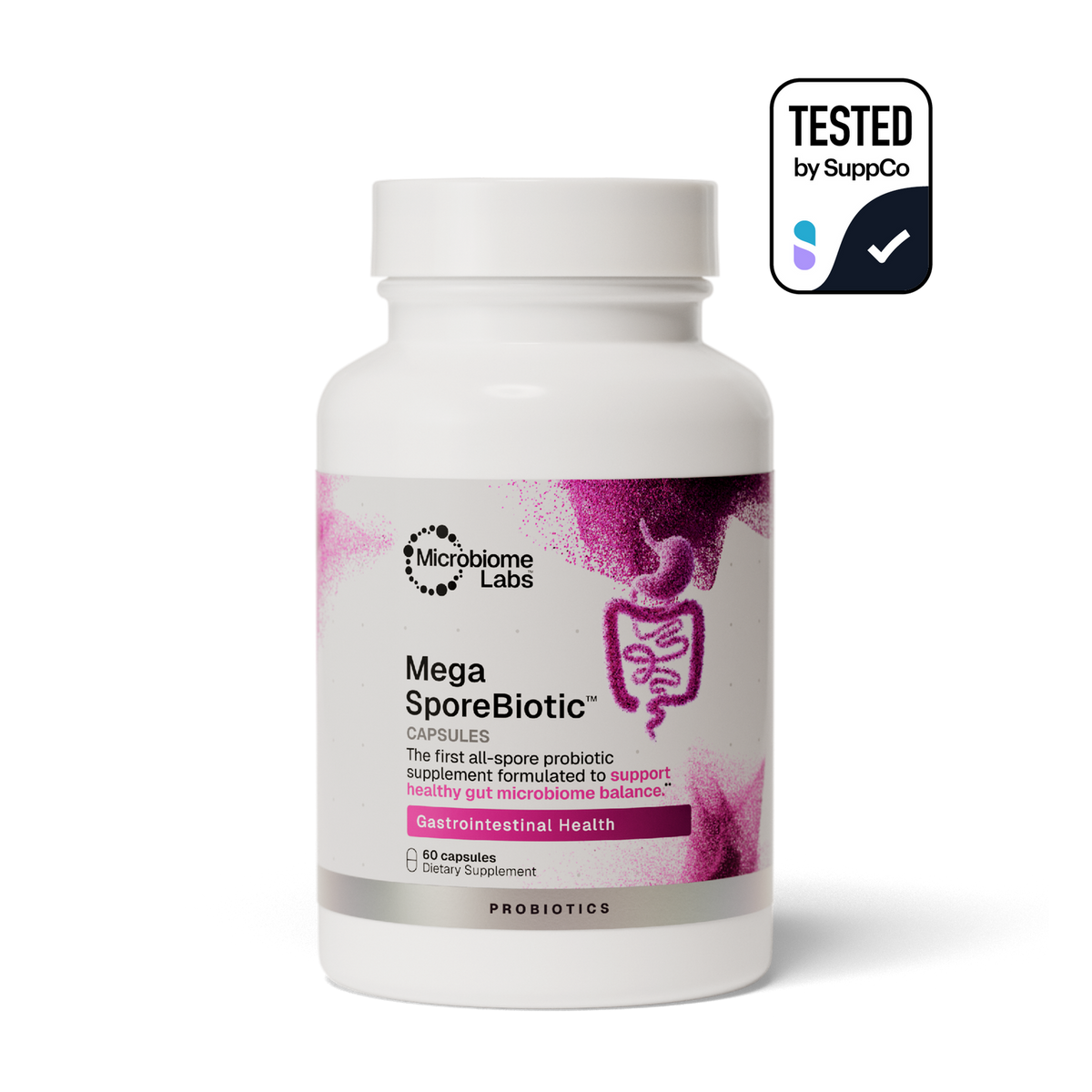 Microbiome Labs MegaSporeBiotic product packaging