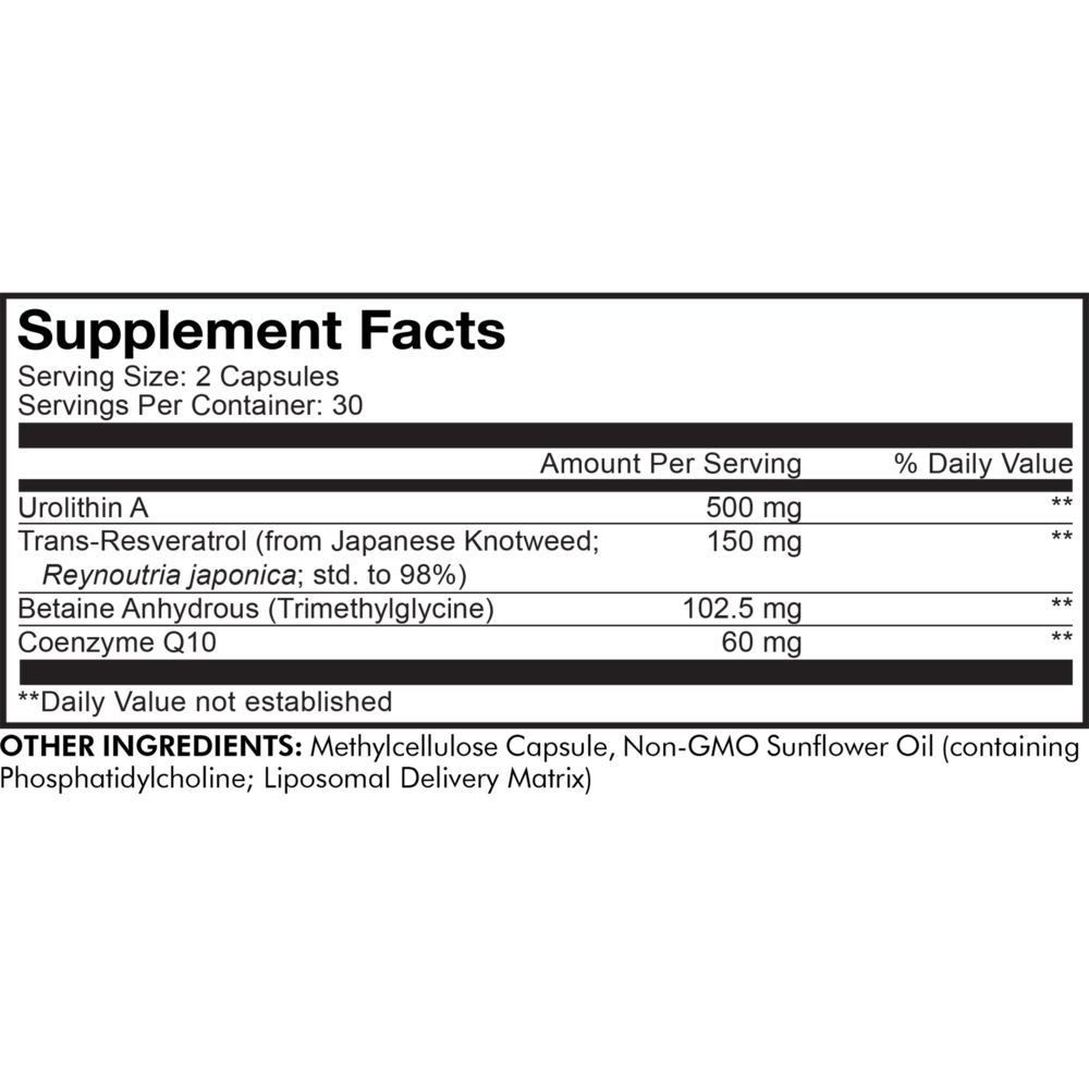 Liposomal Urolithin A + | Codeage