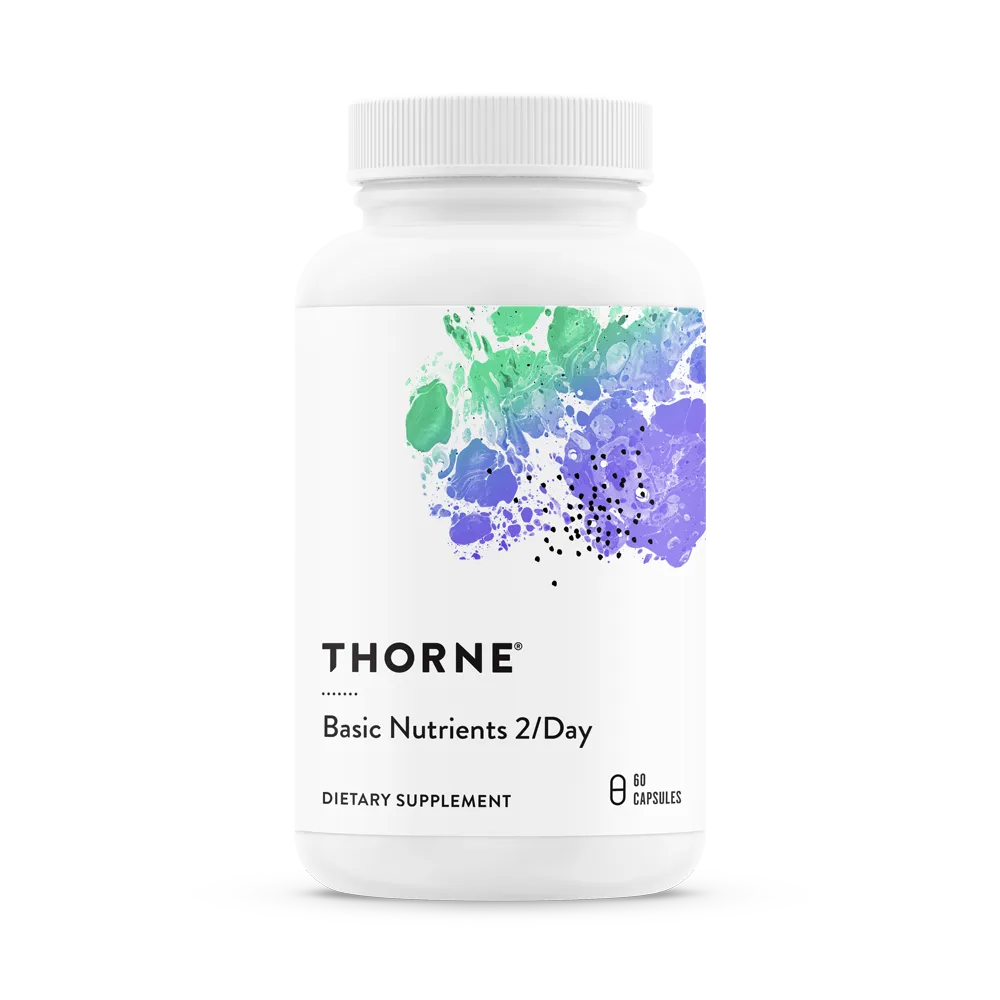 Thorne Basic Nutrients 2/Day — 60 capsules product packaging
