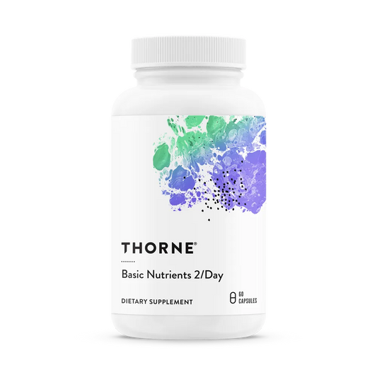 Thorne Basic Nutrients 2/Day — 60 capsules product packaging