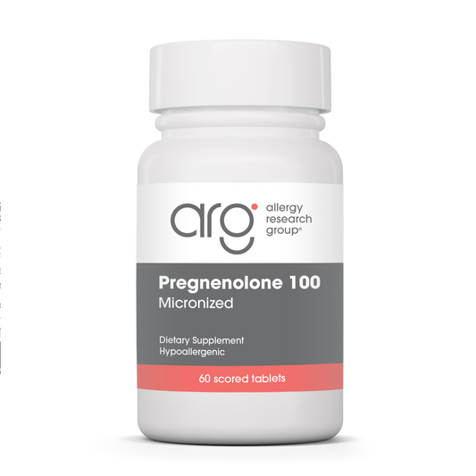 Pregnenolone 100 mg — Allergy Research Group product packaging