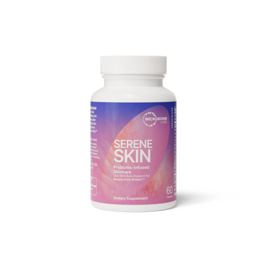 Microbiome Labs SereneSkin — 60 capsules product packaging