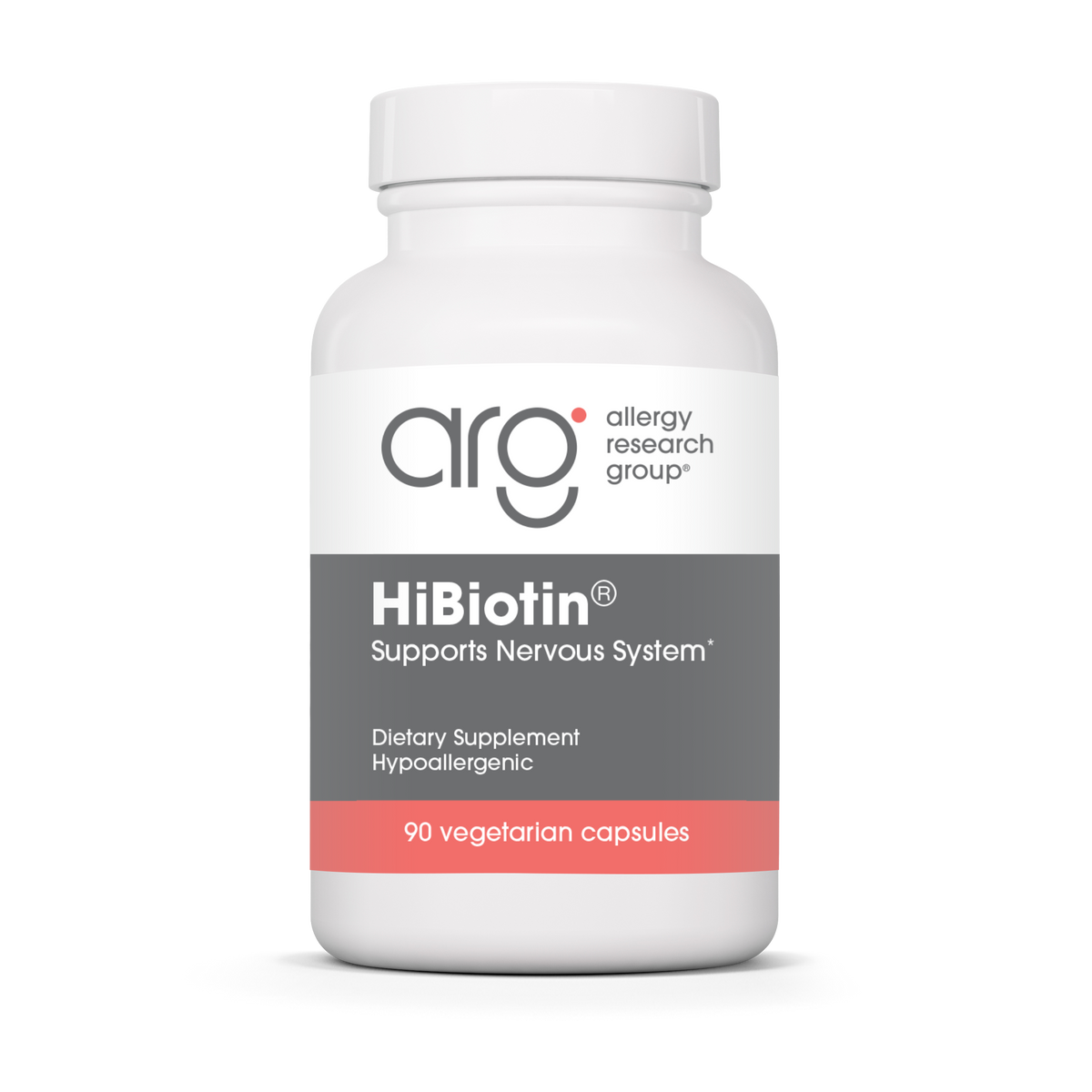 HiBiotin® — Allergy Research Group product packaging