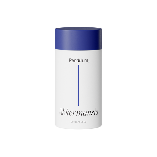 Pendulum Akkermansia product packaging