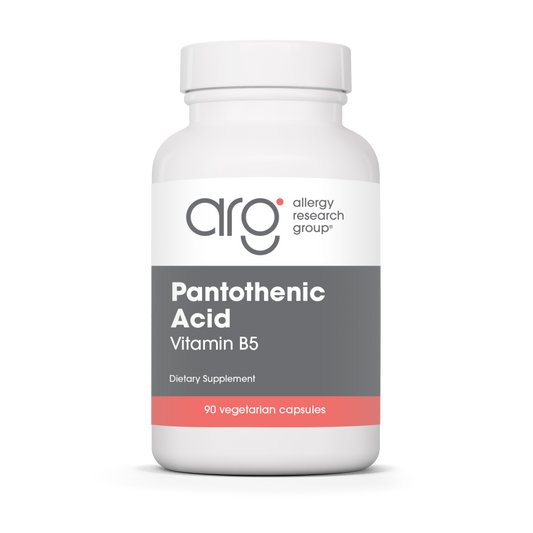Pantothenic Acid — Allergy Research Group product packaging