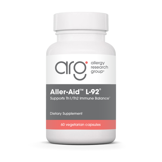 Aller-Aid™ L-92® — Allergy Research Group product packaging