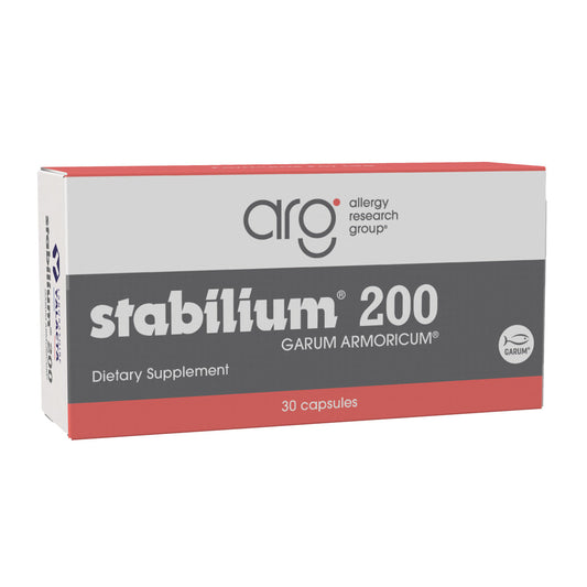 Stabilium® 200 Garum Armoricum® — Allergy Research Group product packaging