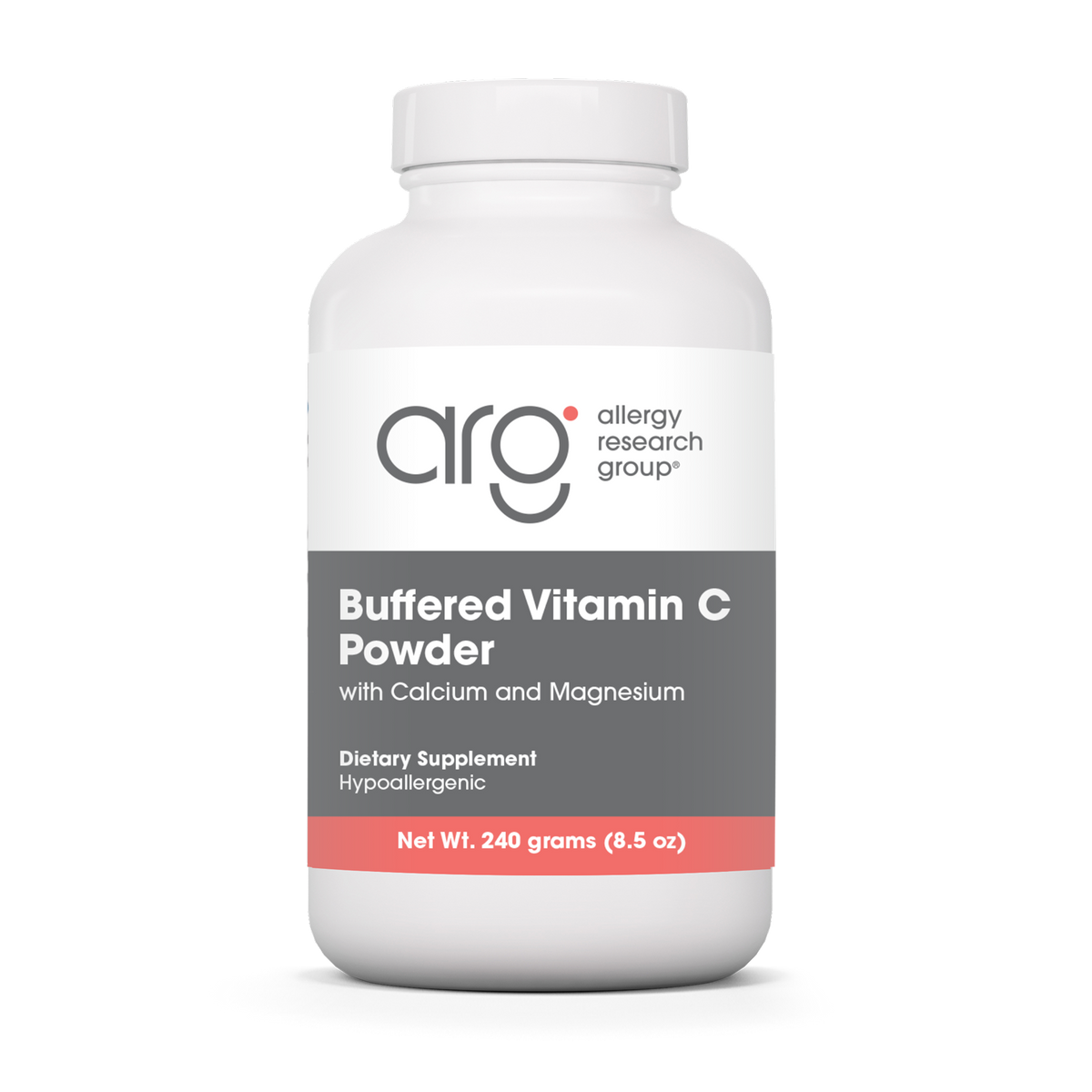 Buffered Vitamin C Powder — Allergy Research Group product packaging