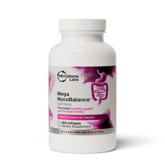 Microbiome Labs Mega MycoBalance — 180 softgels product packaging