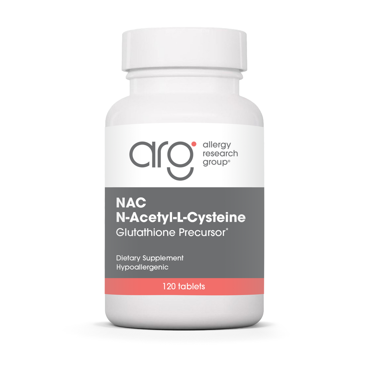 NAC N-Acetyl-L-Cysteine — Allergy Research Group product packaging