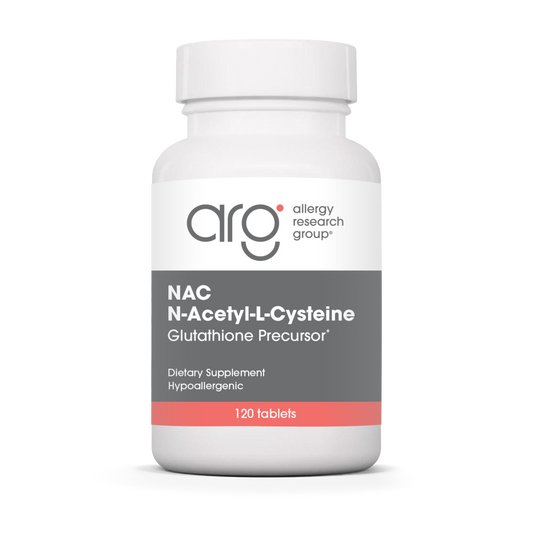 NAC N-Acetyl-L-Cysteine — Allergy Research Group product packaging