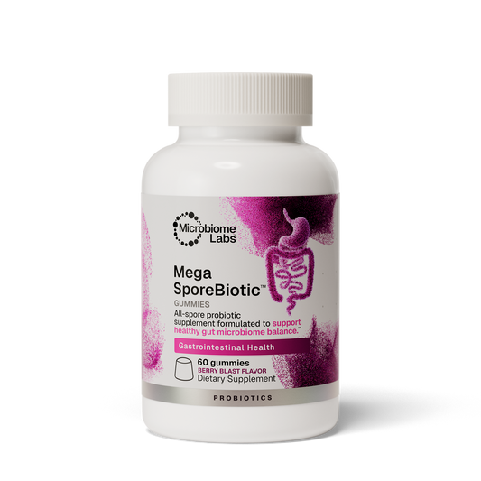 Microbiome Labs MegaSporeBiotic Gummies — 60 gummies product packaging