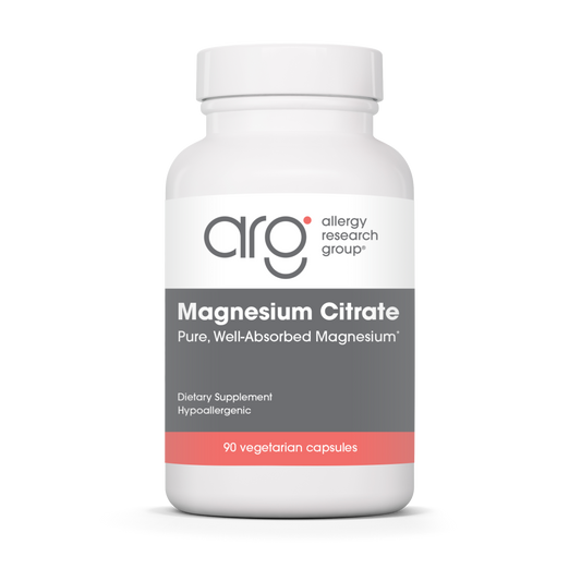 Allergy Research Group Magnesium Citrate product packaging