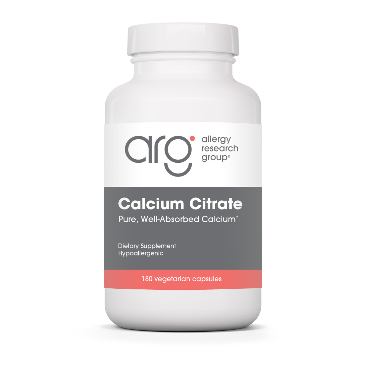Calcium Citrate — Allergy Research Group product packaging