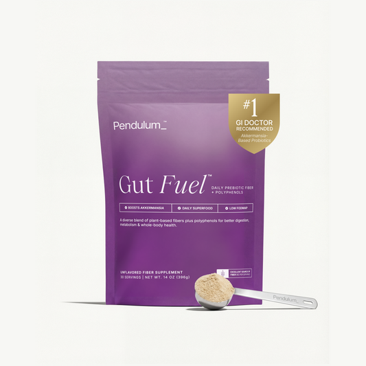 Pendulum Gut Fuel Daily Prebiotic Fiber + Polyphenols — 396 grams product packaging