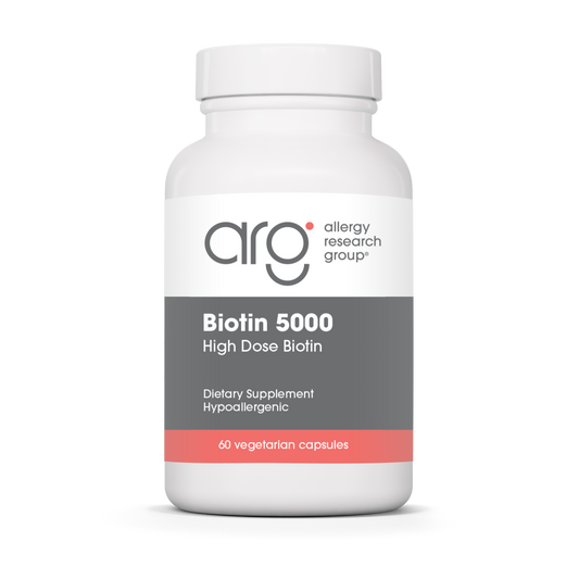 Biotin 5000 — Allergy Research Group product packaging