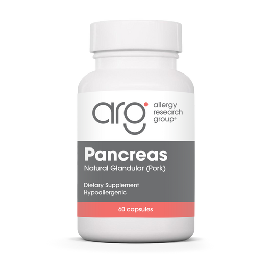 Pancreas Pork — Allergy Research Group product packaging