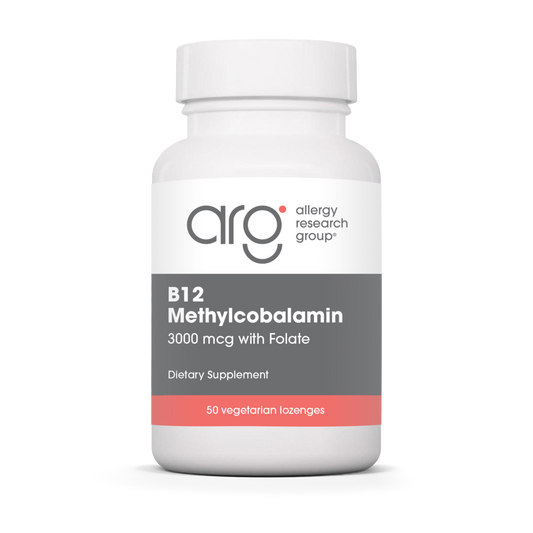 B12 Methylcobalamin — Allergy Research Group product packaging