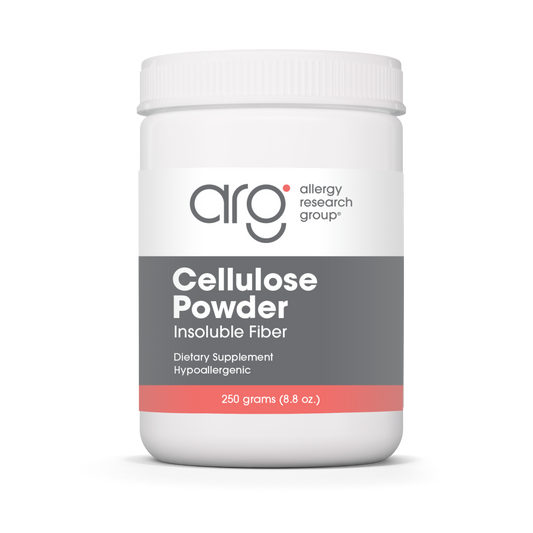 Cellulose Powder — Allergy Research Group product packaging