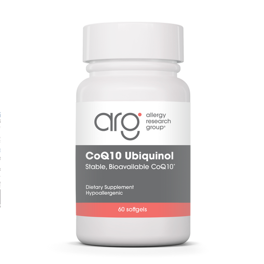 CoQ10 Ubiquinol — Allergy Research Group product packaging