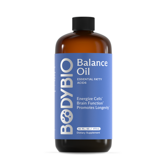 BodyBio Balance Oil, Essential Fatty Acids — 473 Milliliters product packaging