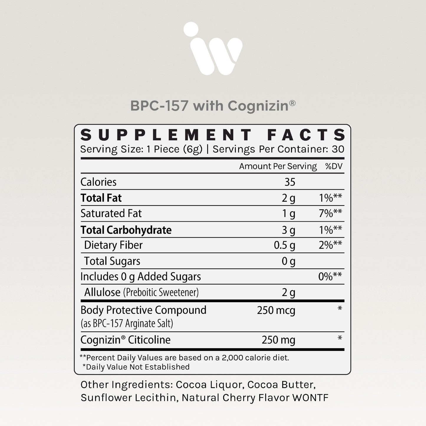 BPC-157 Smart Chocolate  BPC-157 & Cognizin | HealthGevity