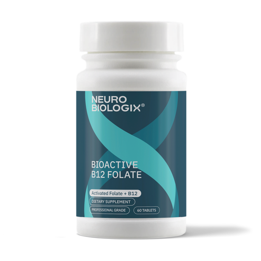 Neurobiologix BioActive B12 Folate — 60 tablets product packaging