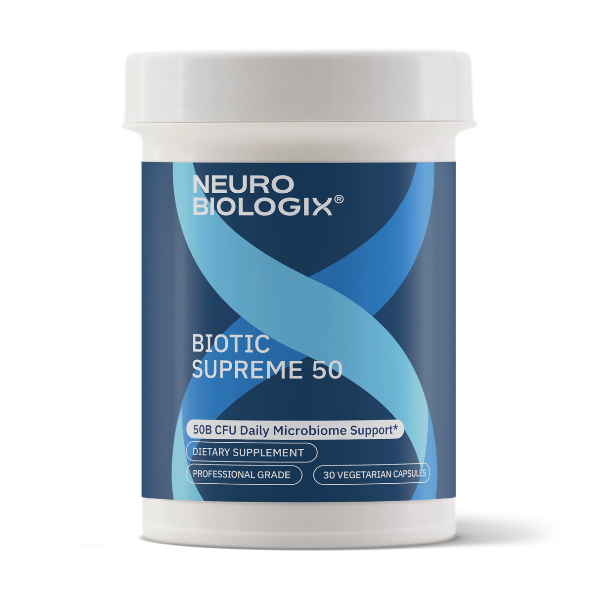 Neurobiologix Biotic Supreme 50 — 30 capsules product packaging