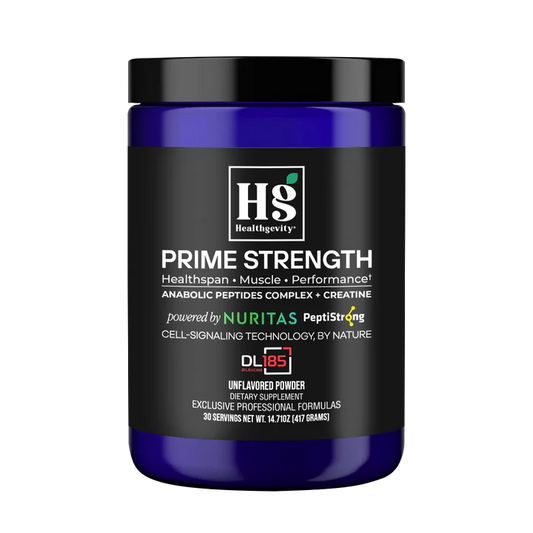 Prime Strength 2.0 With DL185 Dileucine | Healthgevity