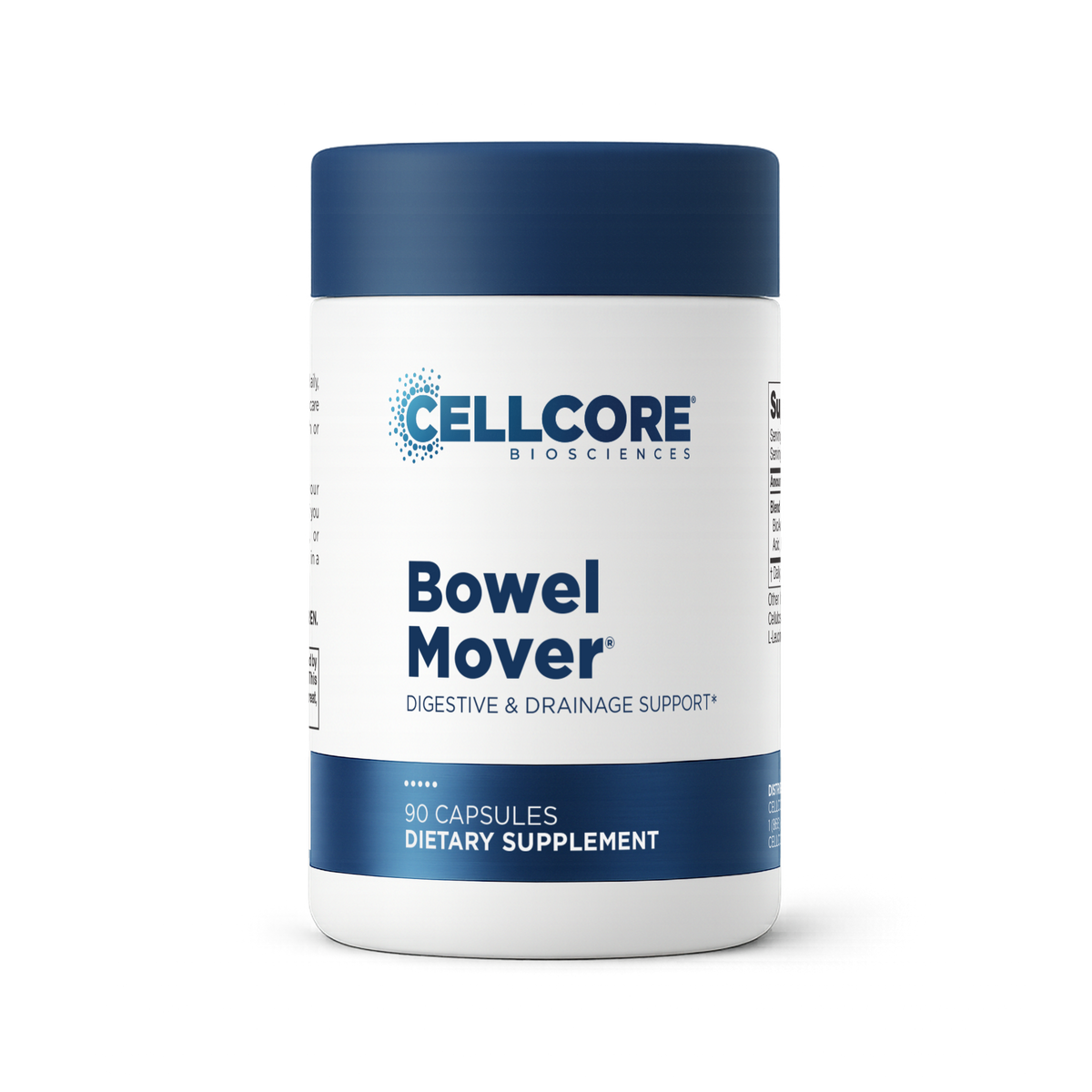 CellCore Bowel Mover — 90 capsules product packaging