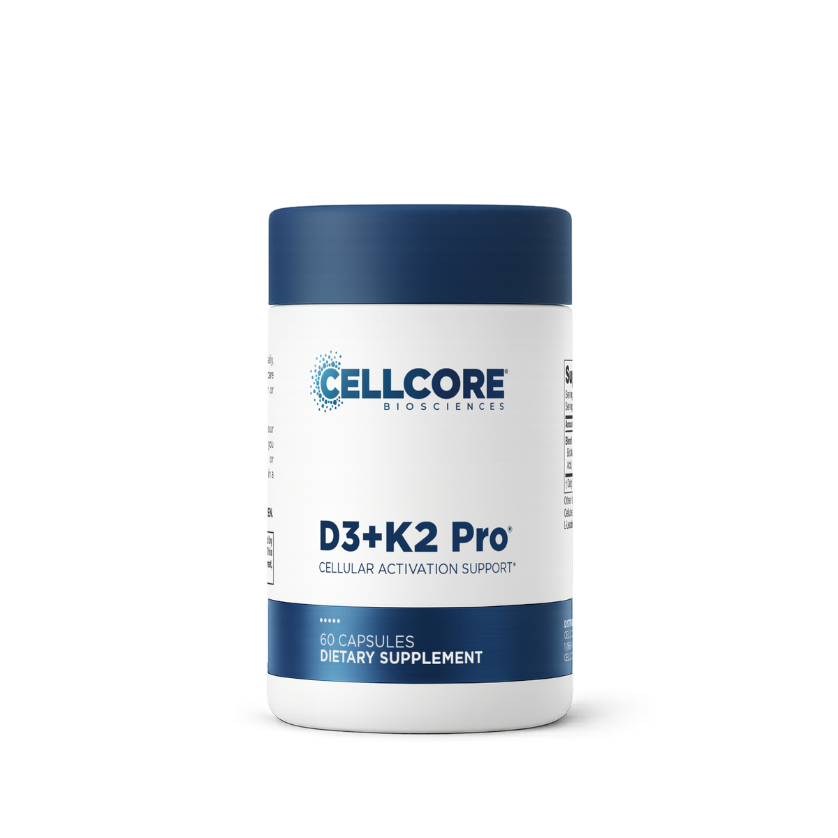 CellCore D3+K2 Pro — 60 capsules product packaging