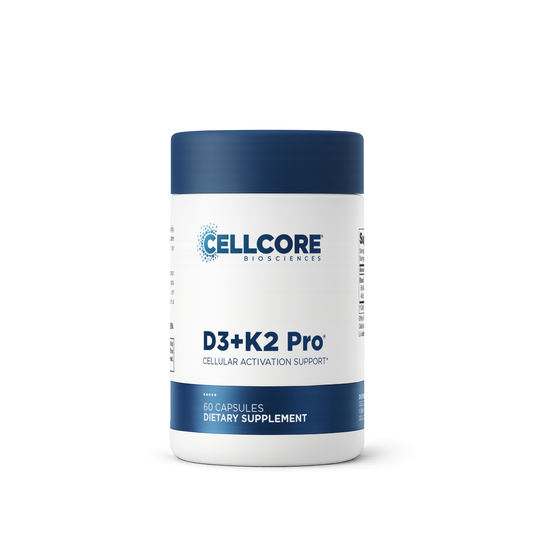 CellCore D3+K2 Pro — 60 capsules product packaging