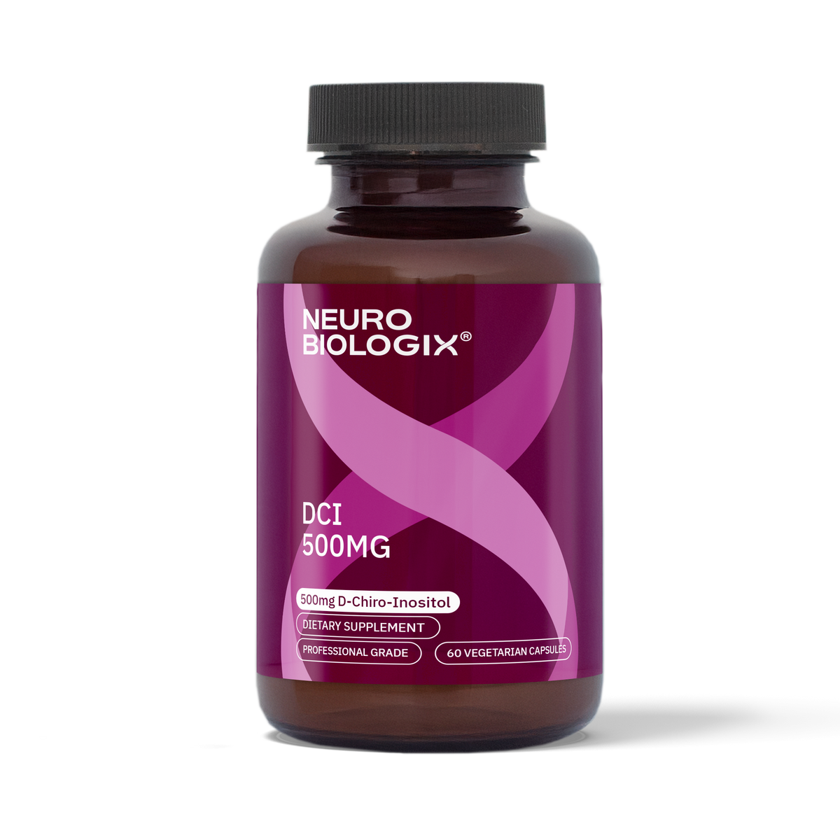 Neurobiologix DCI 500mg (D-Chiro-Inositol) — 60 capsules product packaging