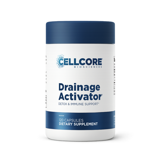 CellCore Drainage Activator — 120 capsules product packaging