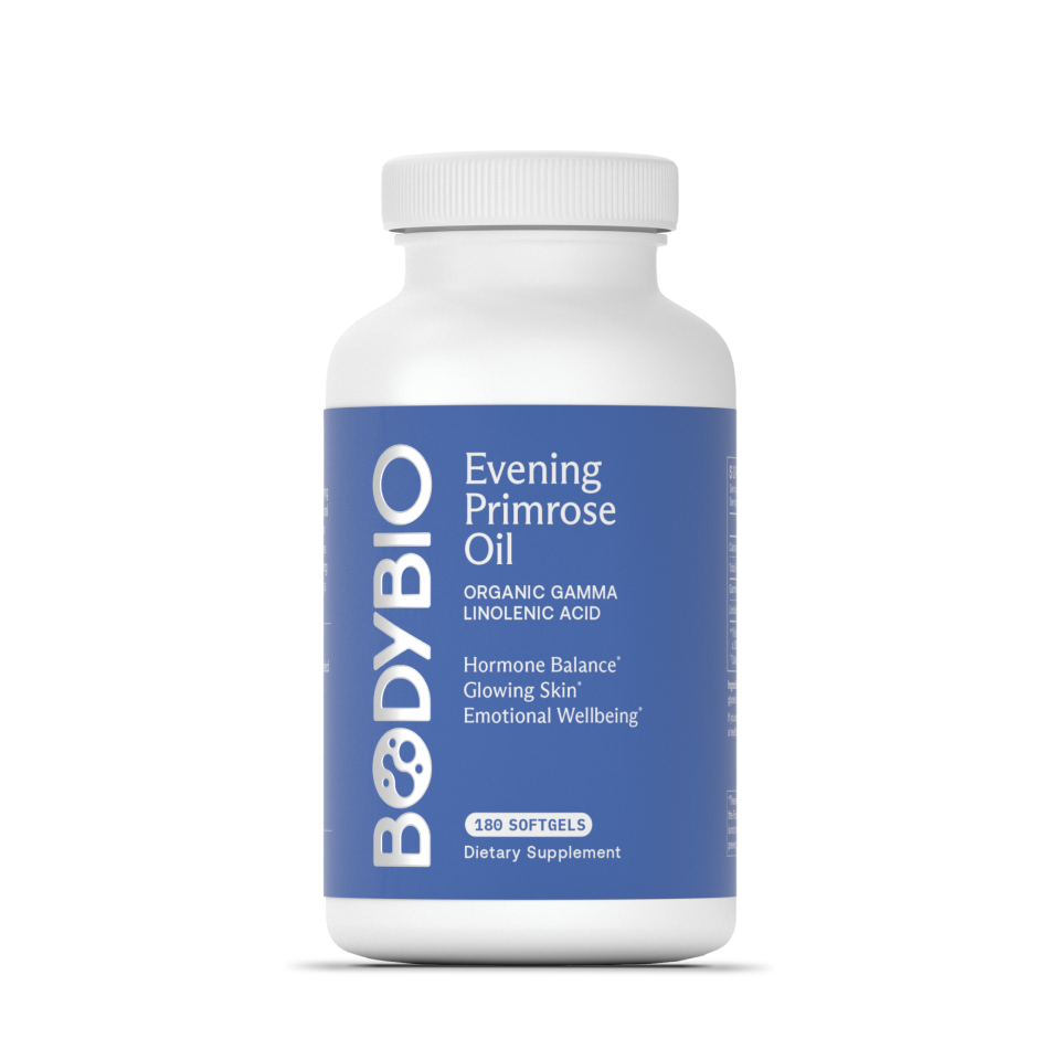 BodyBio Evening Primrose Oil — 180 Softgels product packaging