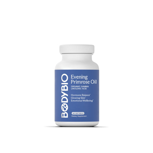 BodyBio Evening Primrose Oil — 60 Softgels product packaging