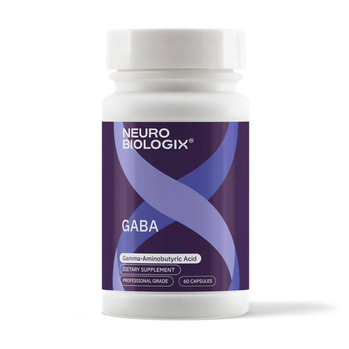Neurobiologix GABA 420mg — 60 capsules product packaging