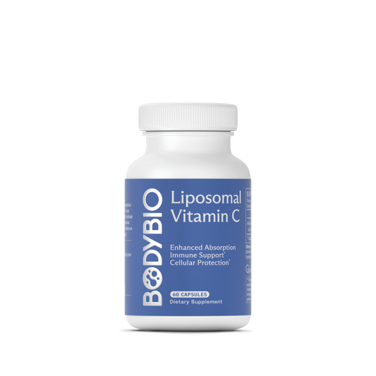 BodyBio Liposomal Vitamin C — 60 capsules product packaging