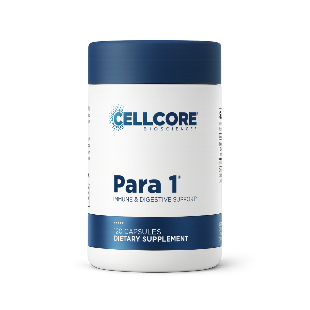 CellCore Para 1 — 120 capsules product packaging