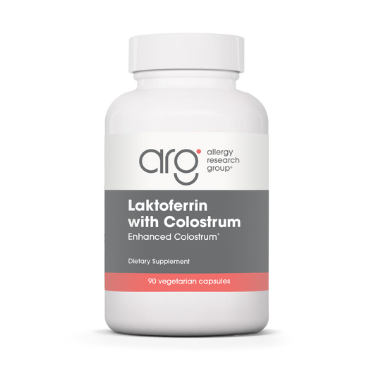Laktoferrin with Colostrum — Allergy Research Group product packaging