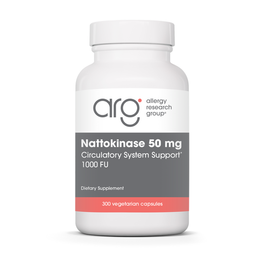 Allergy Research Group Nattokinase 50 mg NSK-SD® product packaging